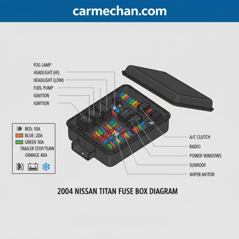 2004 Nissan Titan Fuse Box Diagram: Real Visual Guide 2026
