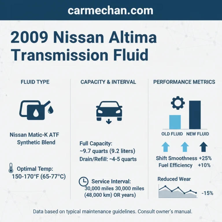 2009 Nissan Altima Transmission Fluid: Our Real-World Experience