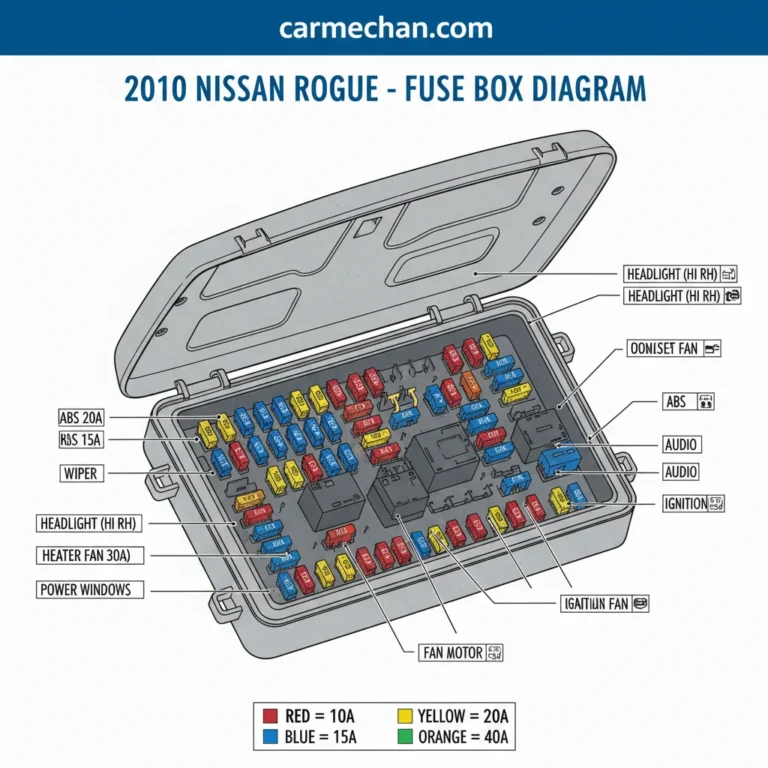 2010 Nissan Rogue Fuse Box Diagram: Electrical Troubleshooting Guide 2026