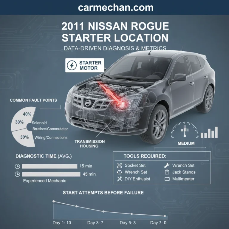 2011 Nissan Rogue Starter Location: Our Real Repair Experience