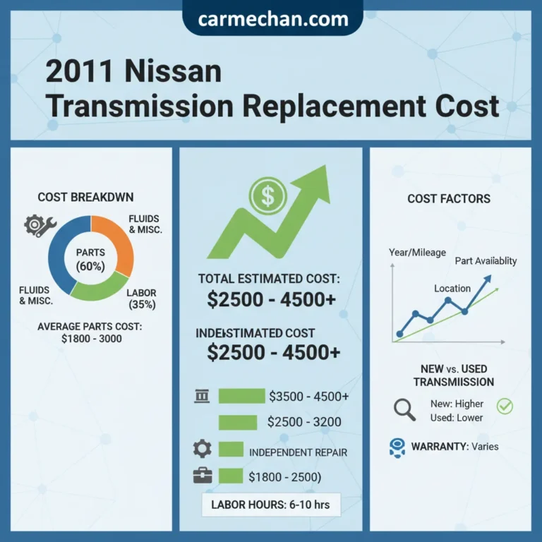 2011 Nissan Rogue Transmission Replacement Cost: Our Real Experience 2026