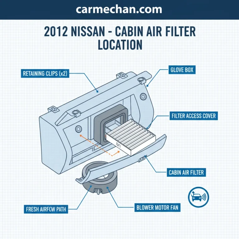 2012 Nissan Rogue Cabin Air Filter Location: Step-by-Step Guide 2026