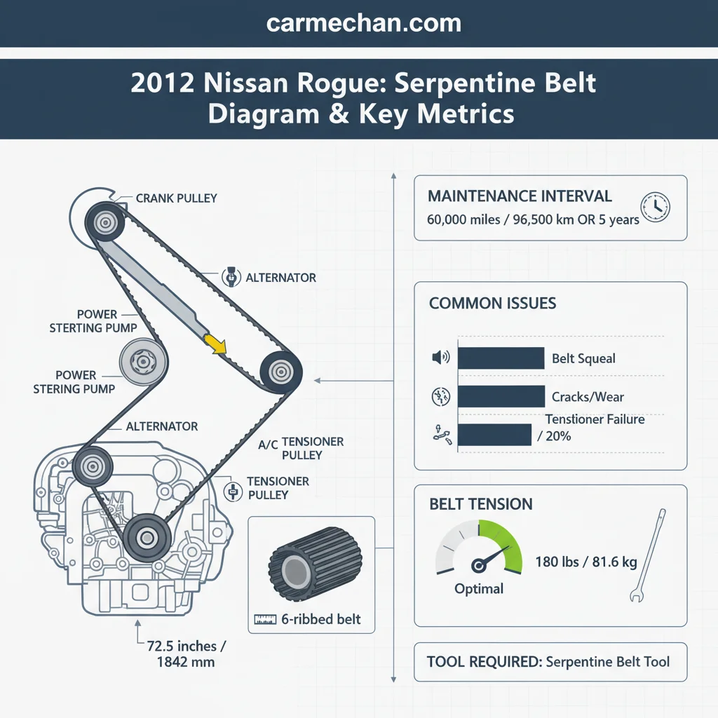2012 nissan rogue serpentine belt diagram data visualization chart