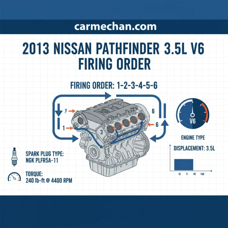 2013 Nissan Pathfinder 3.5 Firing Order: How We Solved It 2026
