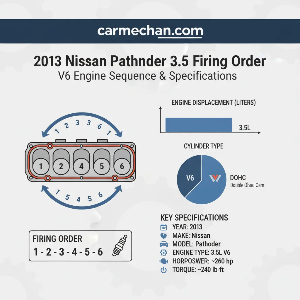 2013 nissan pathfinder 3.5 firing order data visualization chart