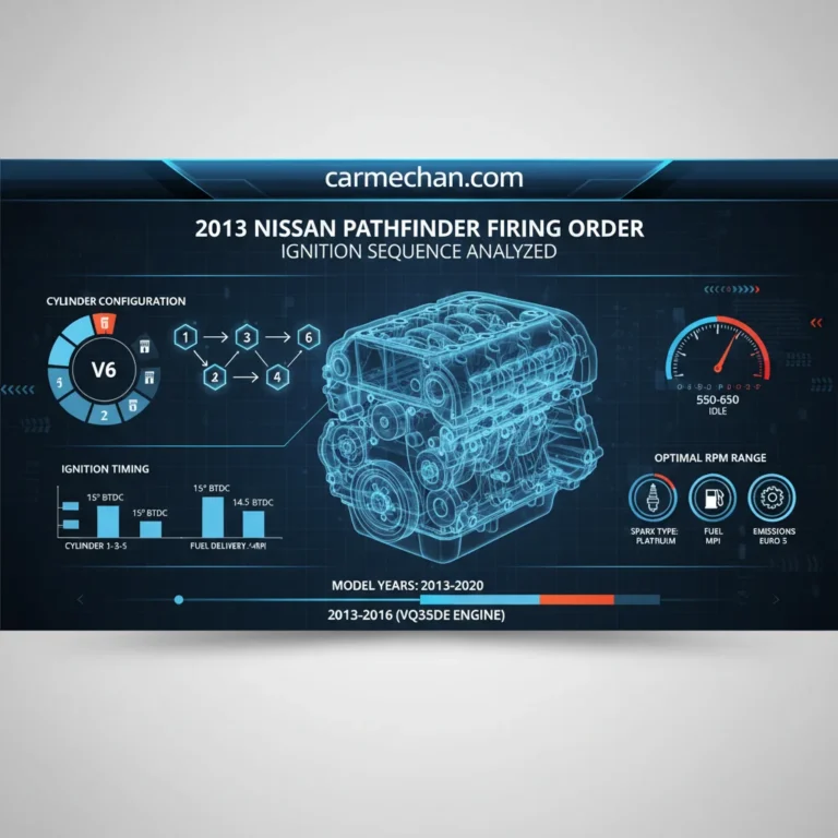 2013 Nissan Pathfinder Firing Order: Diagram and Fix Guide 2026