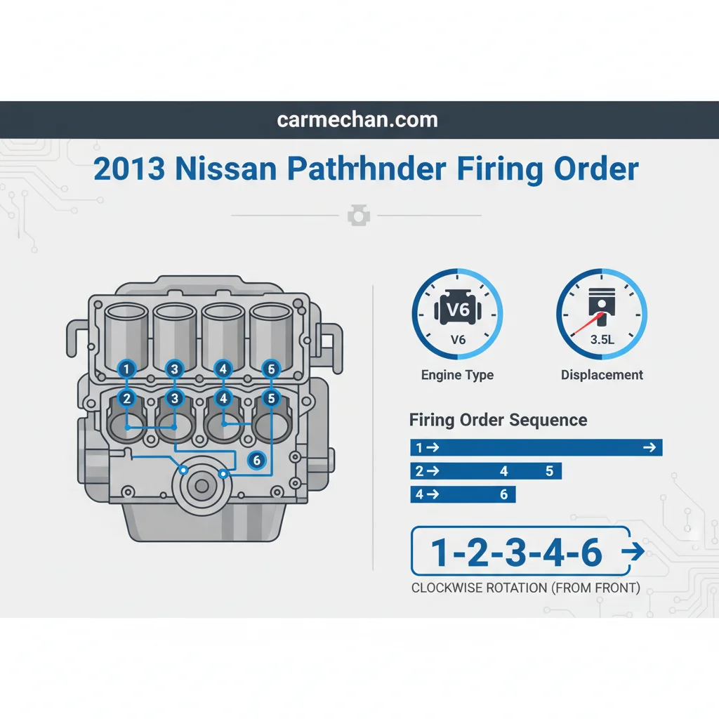 2013 nissan pathfinder firing order data visualization chart
