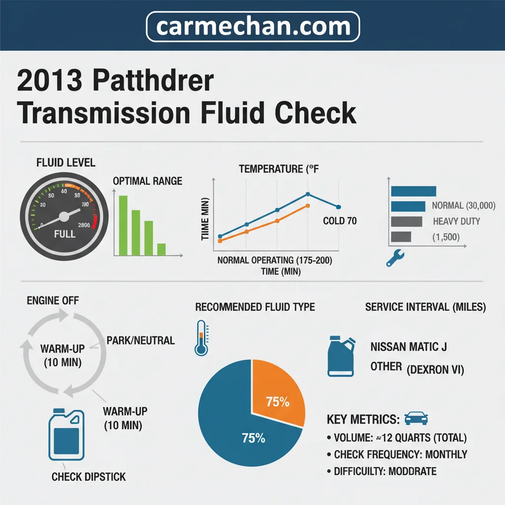 2013 nissan pathfinder transmission fluid check data visualization chart