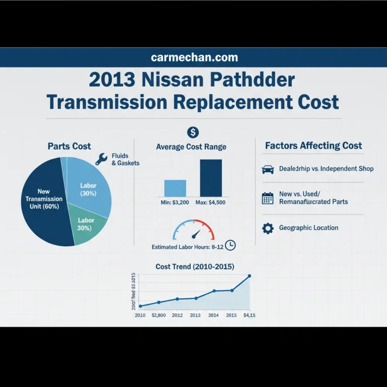 2013 Nissan Pathfinder Transmission Cost Real World Replacement Breakdown