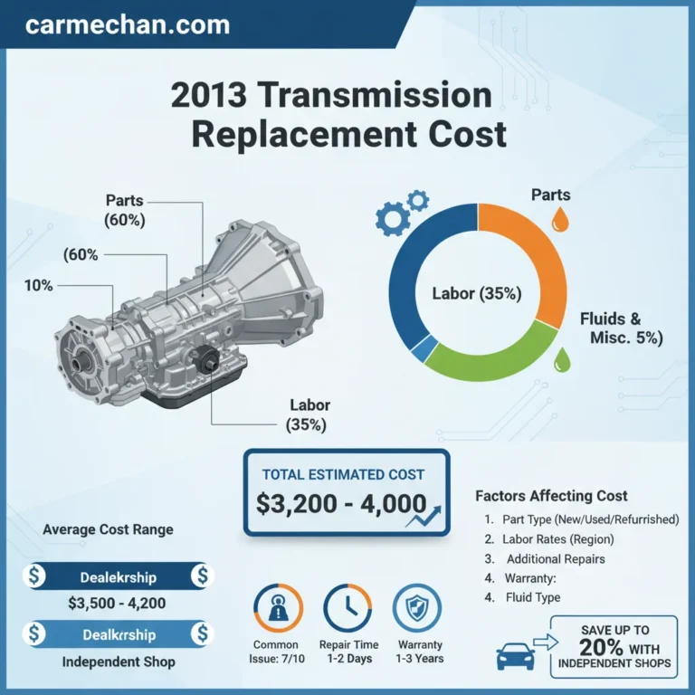 2013 Nissan Rogue Transmission Replacement Cost: Real Case Study 2026
