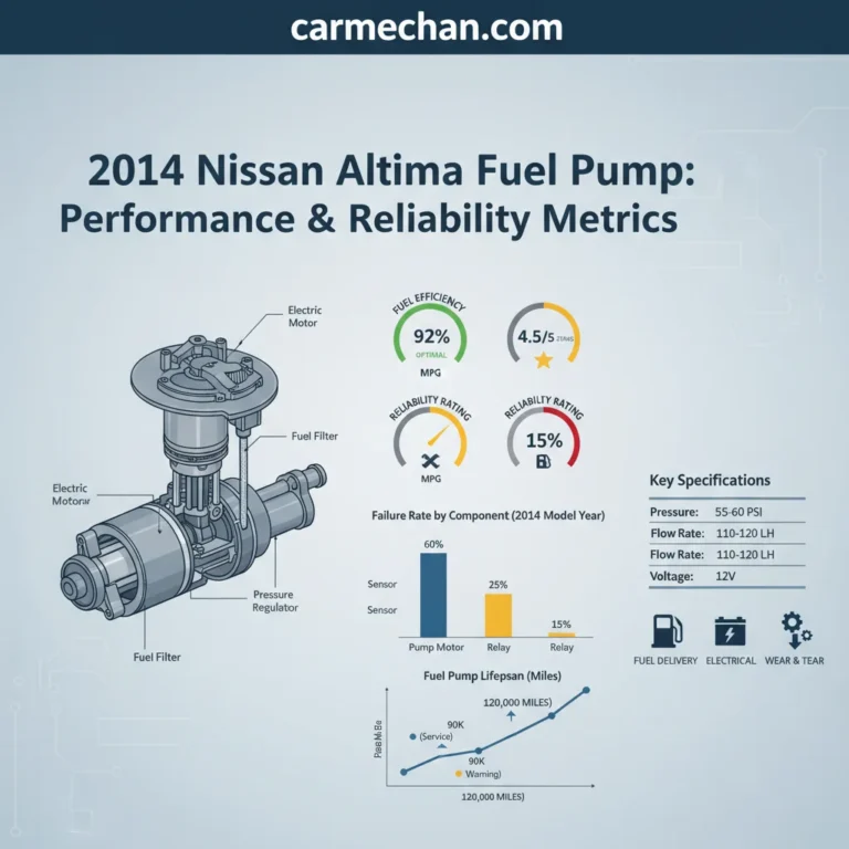 2014 Nissan Altima Fuel Pump Replacement Cost: Real Case Study 2026