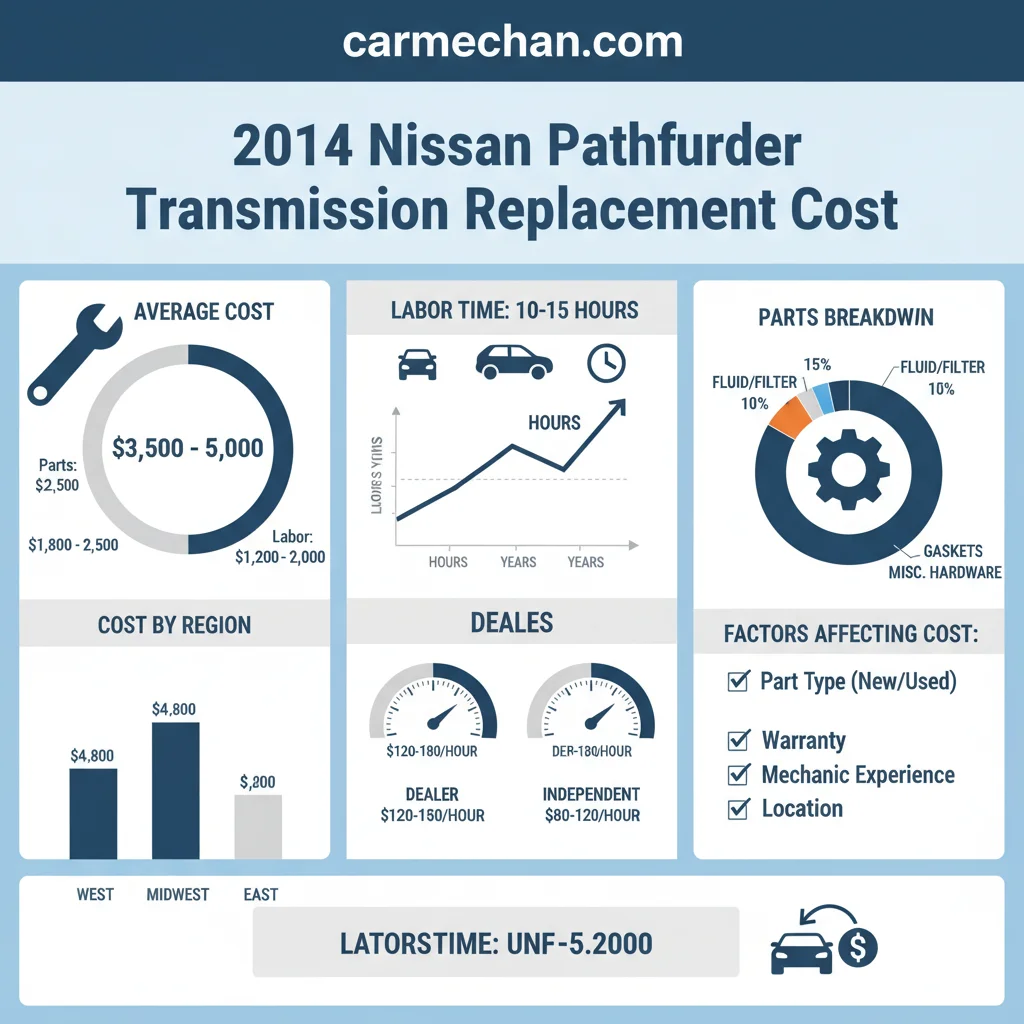 2014 Nissan Pathfinder Transmission Replacement Cost Real Case Study