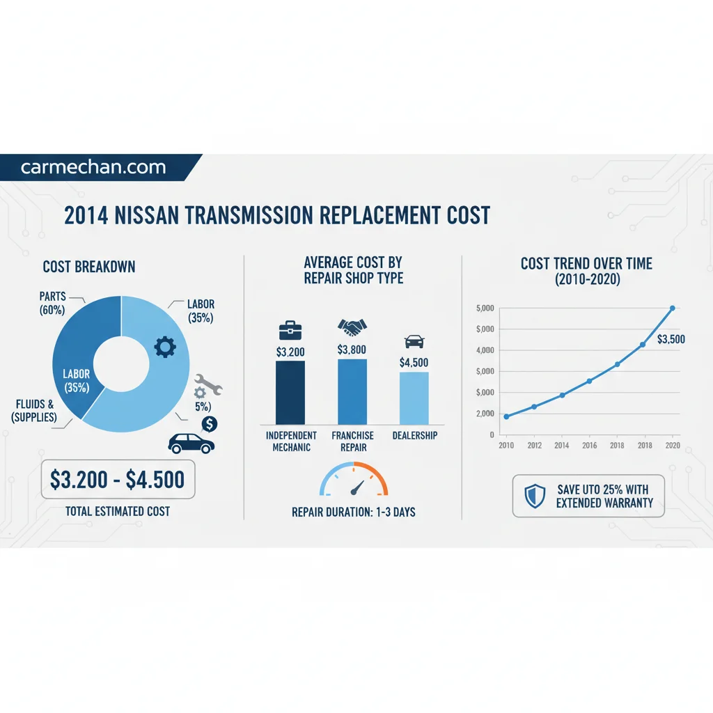2014 nissan pathfinder transmission replacement cost data visualization chart