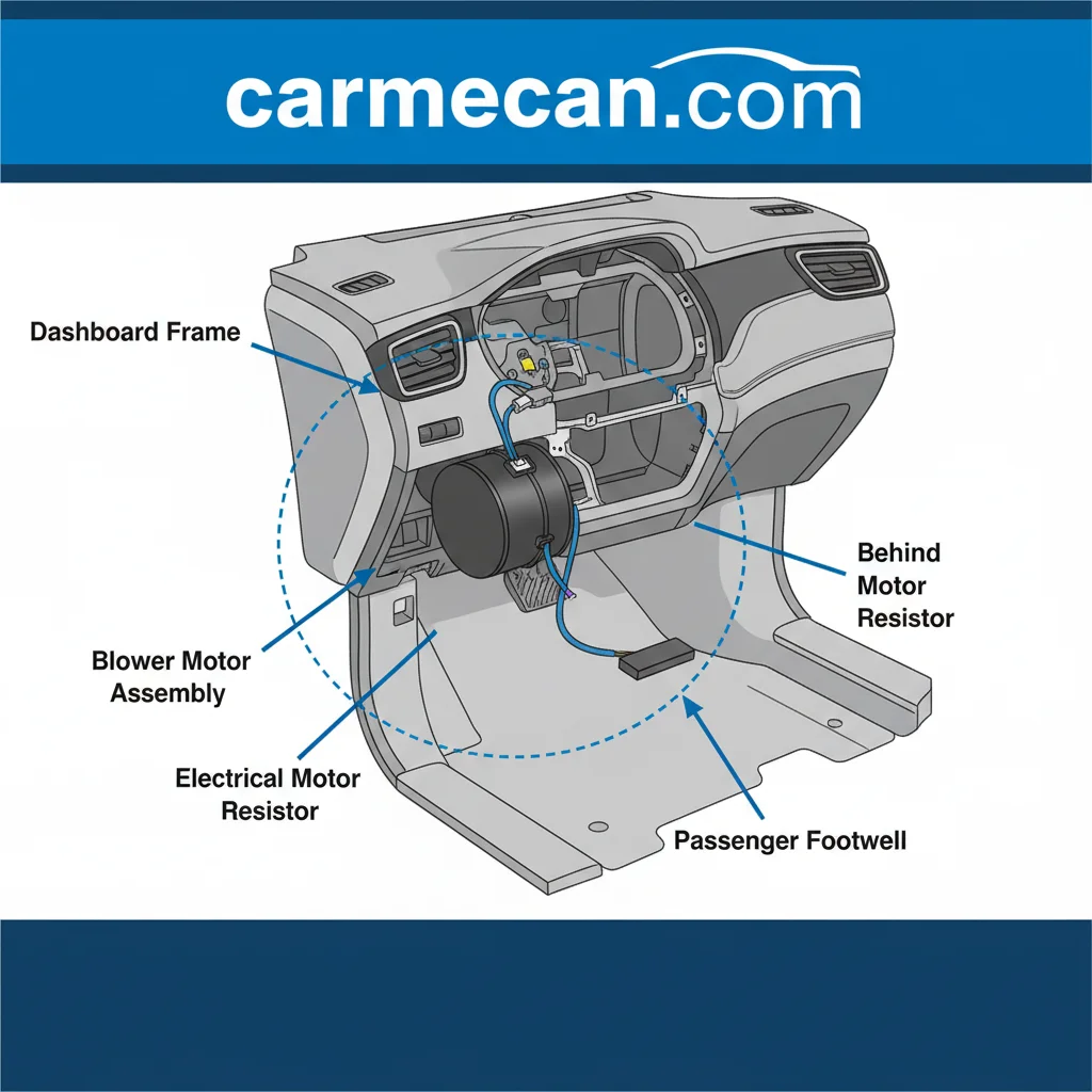 2014 nissan rogue blower motor location annotated diagram