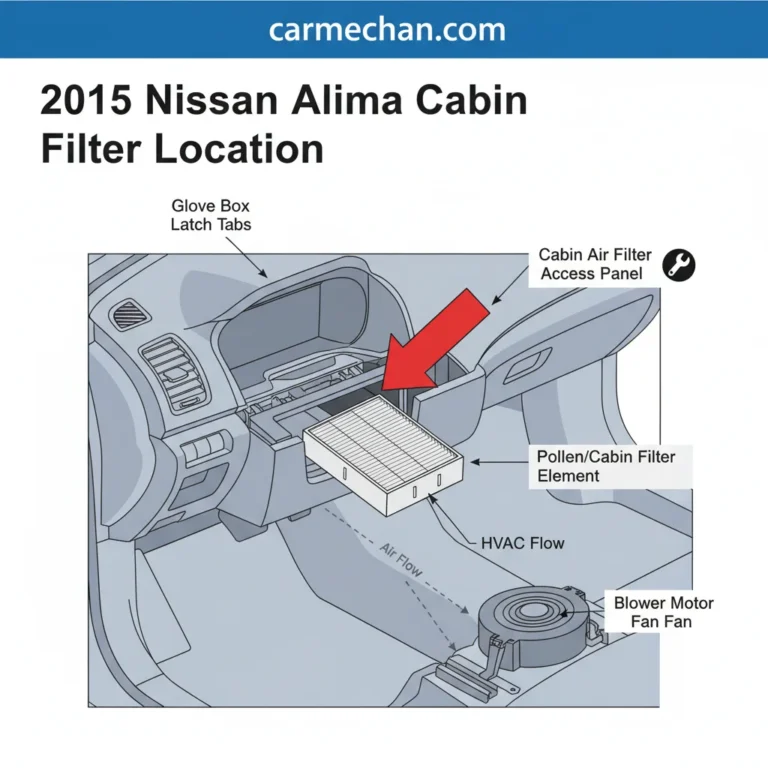 2015 Nissan Altima Cabin Filter Location: Visual Step-by-Step Guide 2026