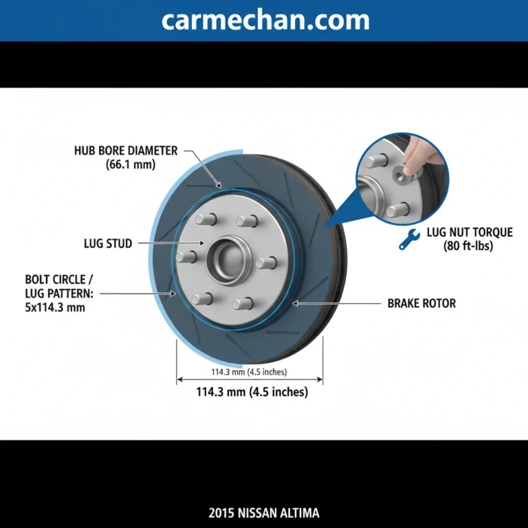 2015 Nissan Altima Lug Pattern: Wheel Specs Guide by Trim 2026