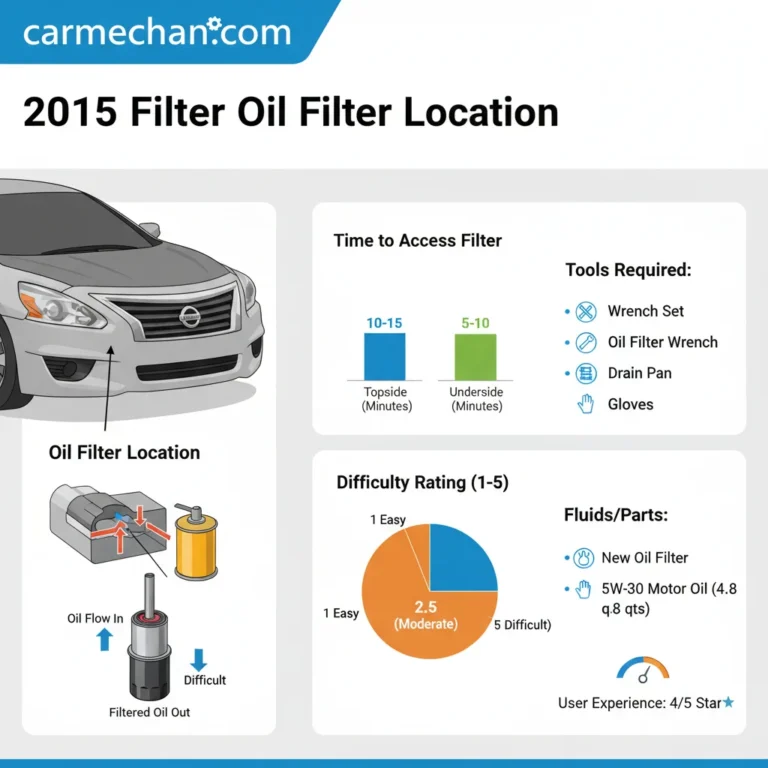 Finding Your 2015 Nissan Altima Oil Filter Location Case Study
