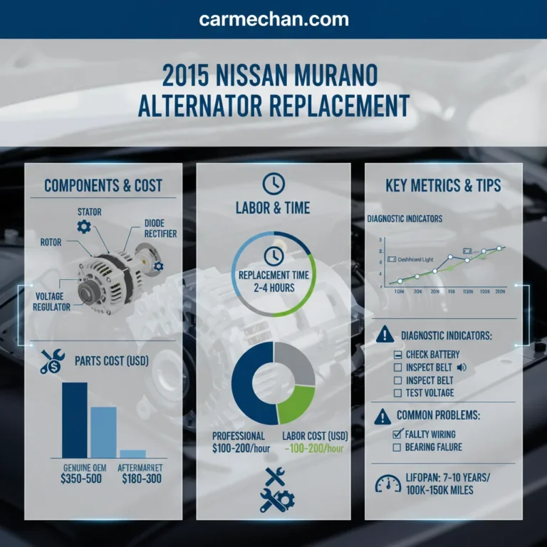 2015 Nissan Murano Alternator Replacement: Our Real-World Case Study 2026