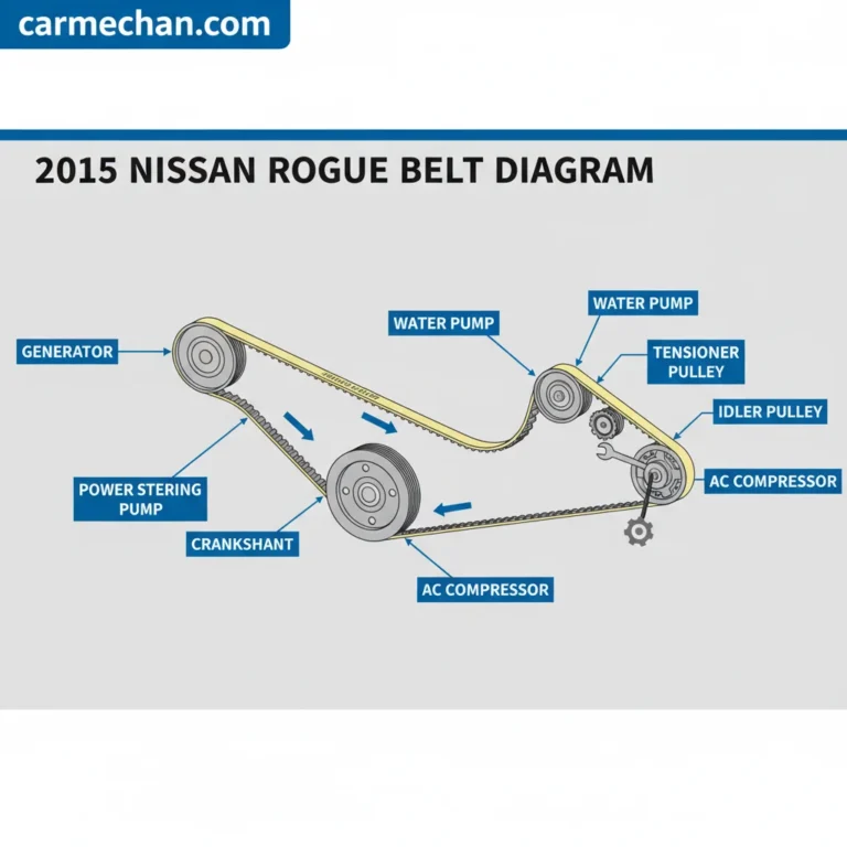 2015 Nissan Rogue Serpentine Belt Diagram: Real Replacement Guide 2026
