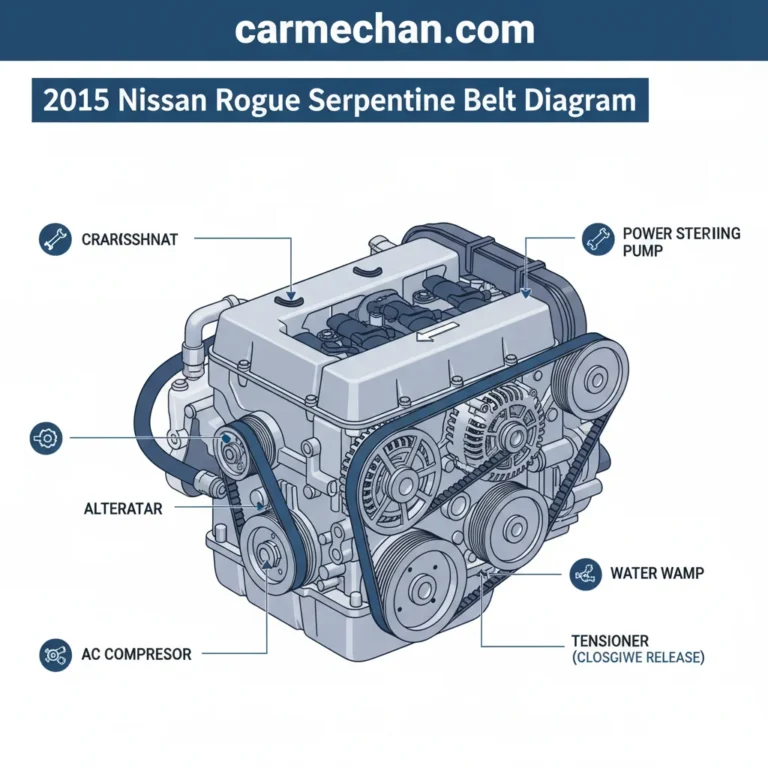 2015 Nissan Rogue Serpentine Belt Diagram and Replacement Guide