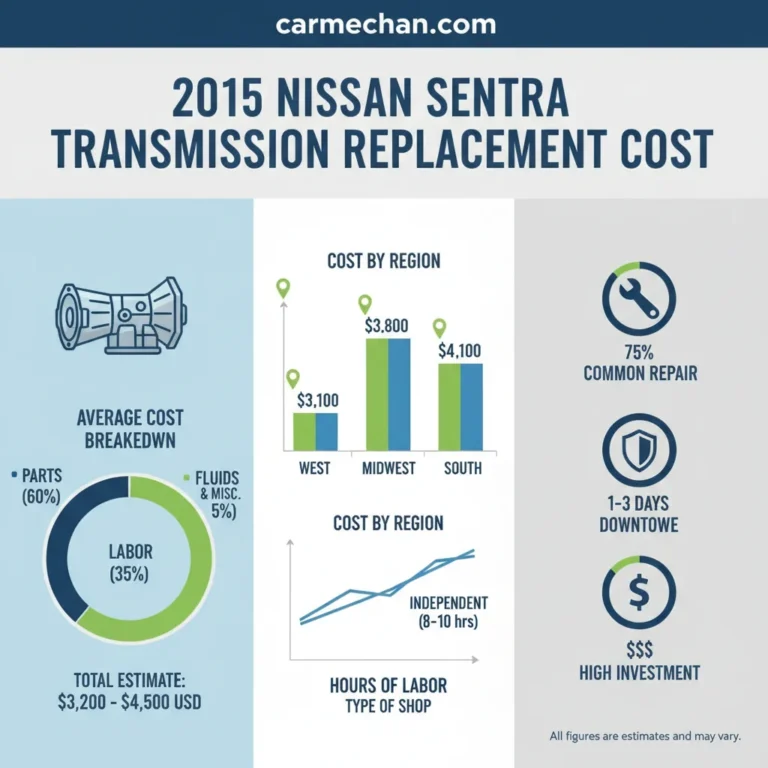 2015 Nissan Sentra Transmission Replacement Cost: Real-World Case Study 2026