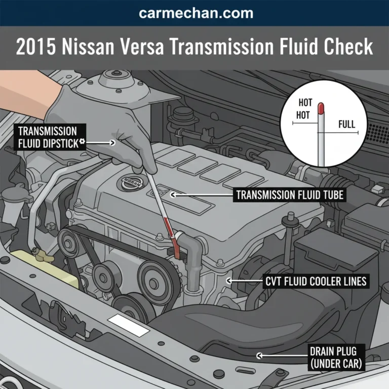 How To Check Your 2015 Nissan Versa Transmission Fluid Level