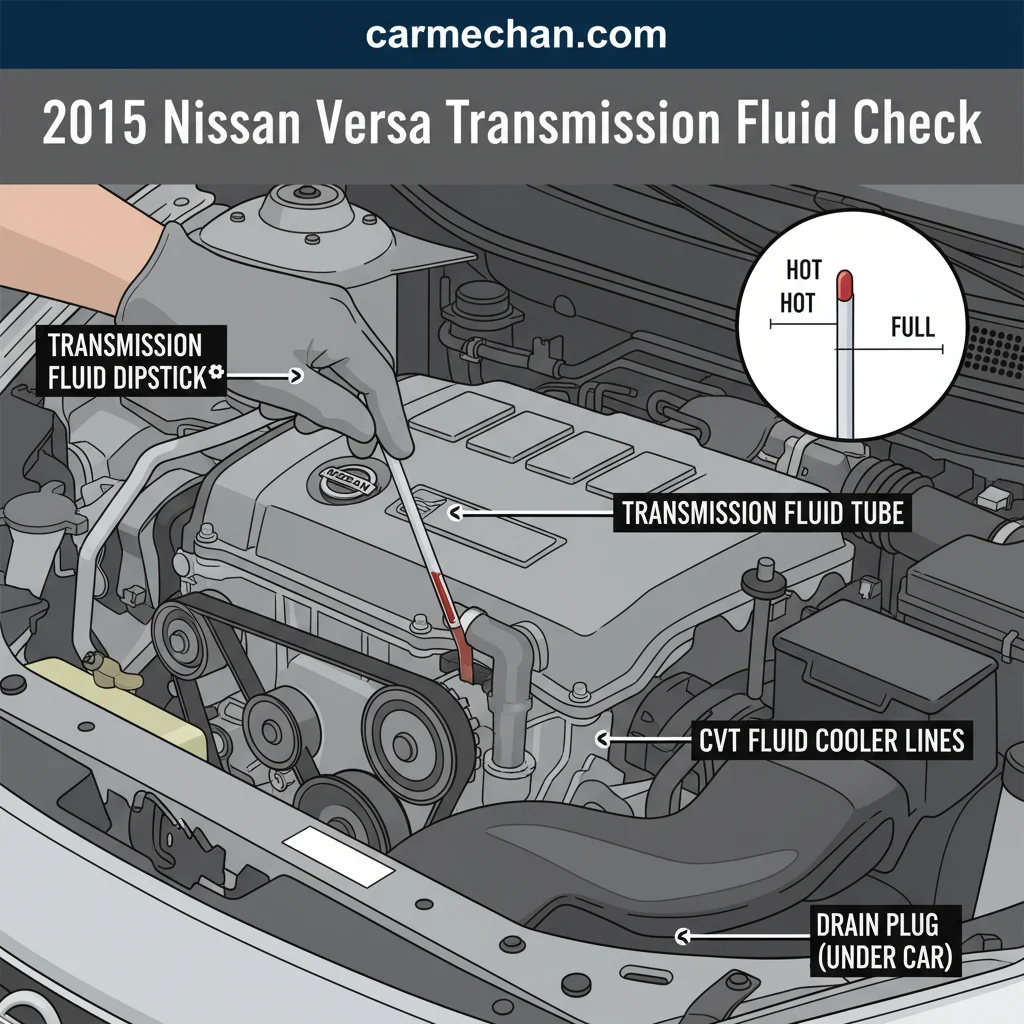 How To Check Your 2015 Nissan Versa Transmission Fluid Level