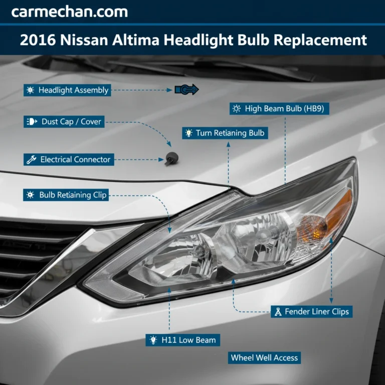 2016 Nissan Altima Headlight Bulb Replacement: Easy DIY Guide 2026
