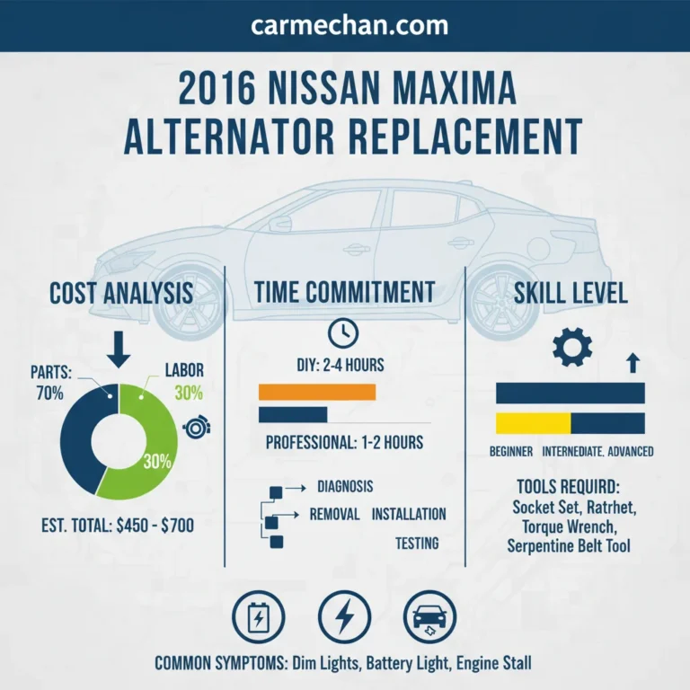 2016 Nissan Maxima Alternator Replacement: Our Real Experience 2026