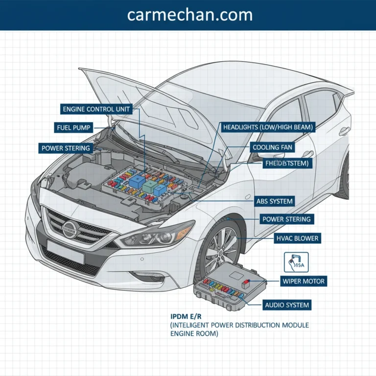 2016 Nissan Maxima Fuse Box Diagram: Locations & Amperage Guide 2026