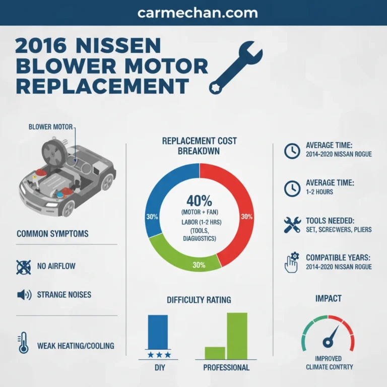 2016 Nissan Rogue Blower Motor Replacement: Our Real Experience 2026