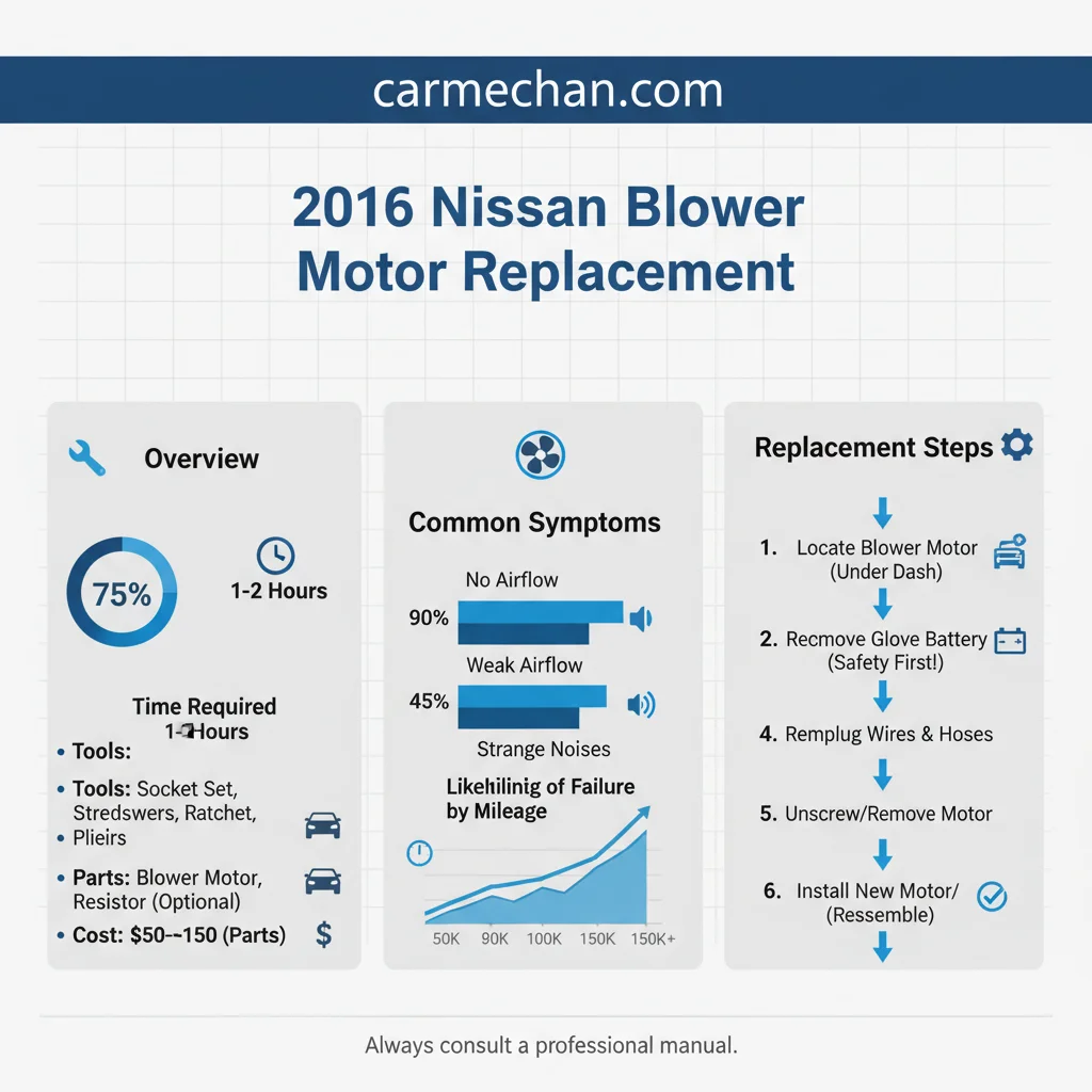 2016 nissan rogue blower motor replacement data visualization chart