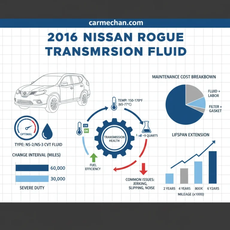 2016 Nissan Rogue Transmission Fluid Change: Real World Guide 2026