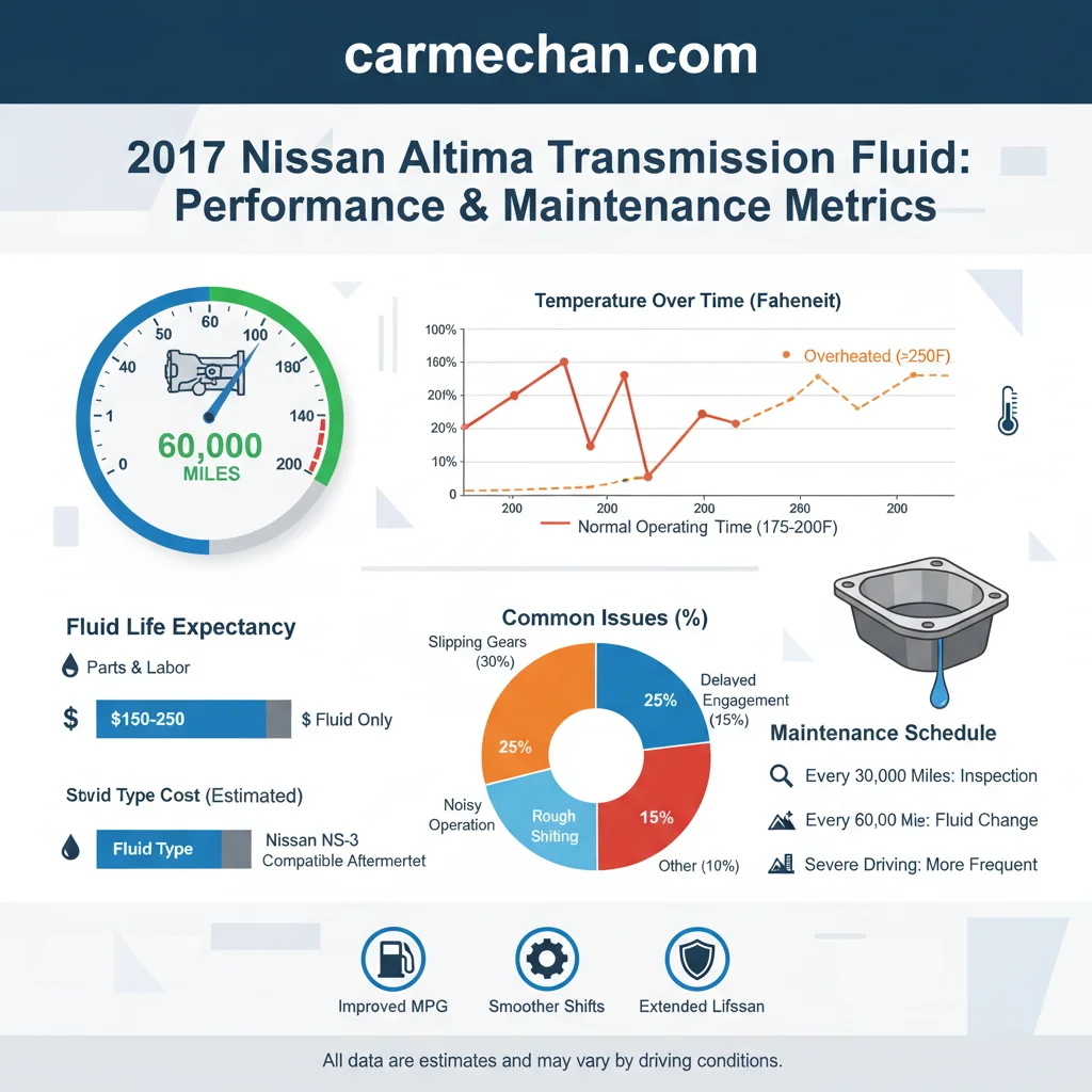 2017 nissan altima transmission fluid data visualization chart