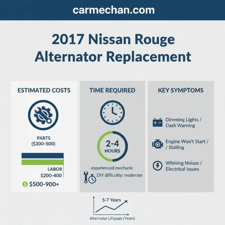 2017 Nissan Rogue Alternator Replacement: Our Real Experience 2026