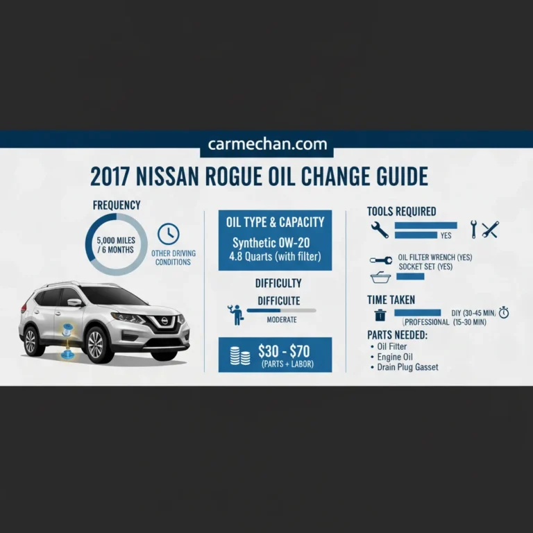 Real 2017 Nissan Rogue Oil Change Guide: Steps, Costs, & Results