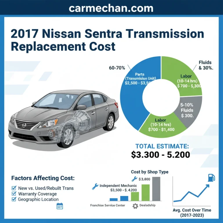 2017 Nissan Sentra Transmission Replacement Cost: Our Real Case Study 2026