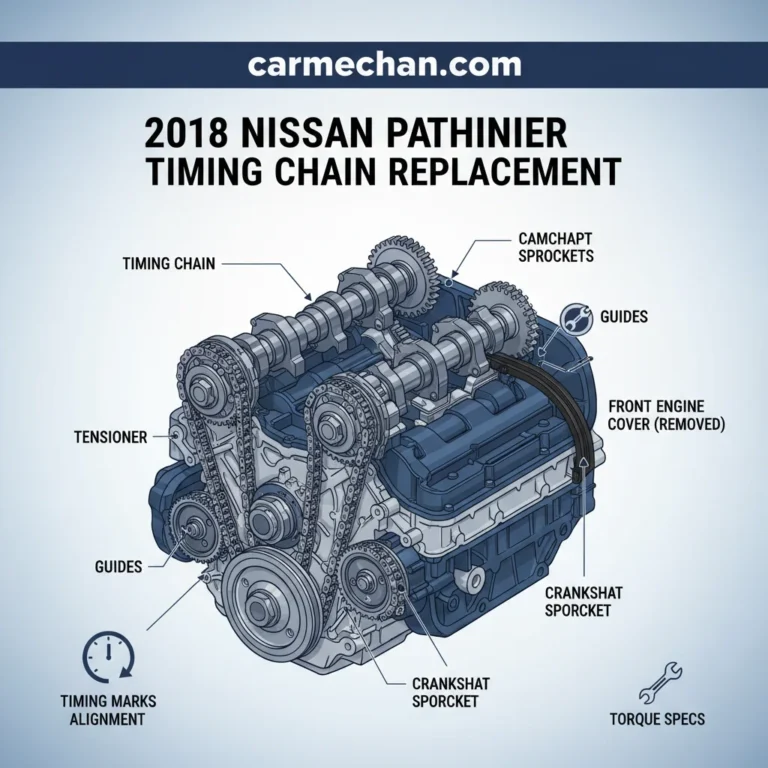 2018 Nissan Pathfinder Timing Chain Replacement Guide