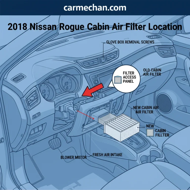2018 Nissan Rogue Cabin Air Filter Location: Real Guide 2026