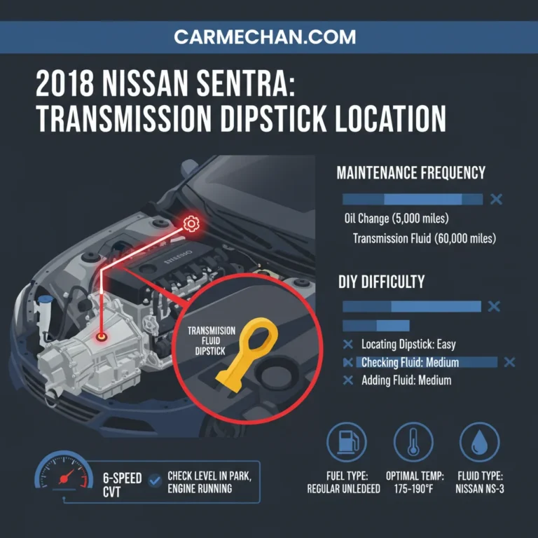 2018 Nissan Sentra Transmission Dipstick Location: Real Guide 2026