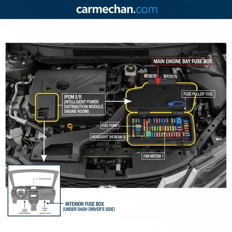 2019 Nissan Rogue Fuse Box Location: Real Diagram Guide 2026