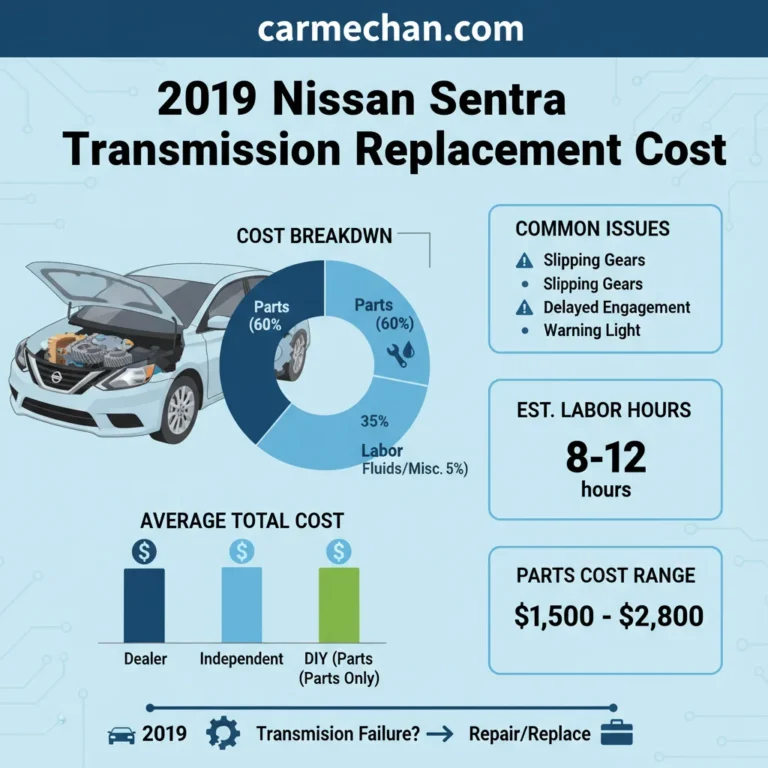 2019 Nissan Sentra Transmission Replacement Cost: Our Real-World Experience 2026