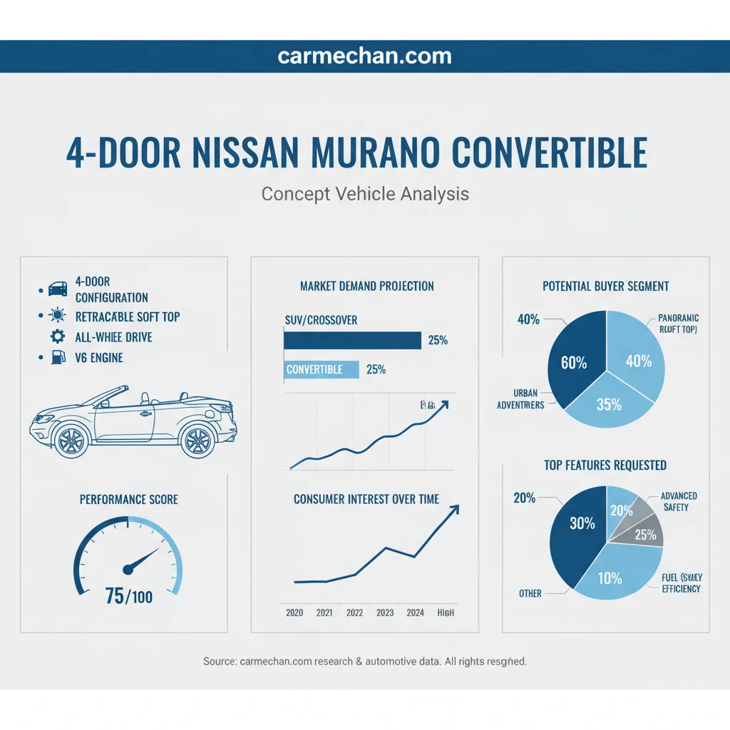 4 door nissan murano convertible data visualization chart