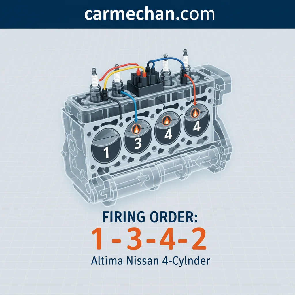 Altima Nissan 4 Cylinder Firing Order Diagrams Troubleshooting
