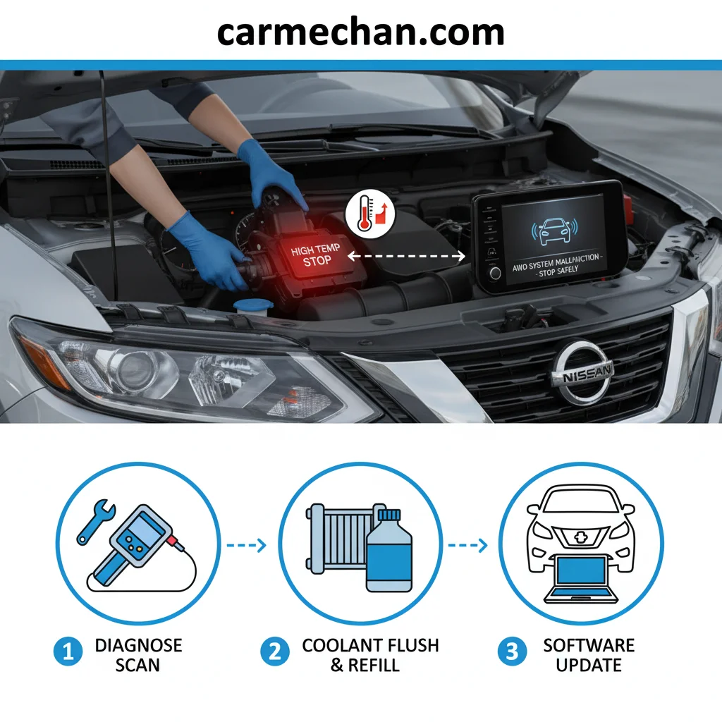 Troubleshooting Nissan AWD High Temp Stop Vehicle Warning: A Complete Guide