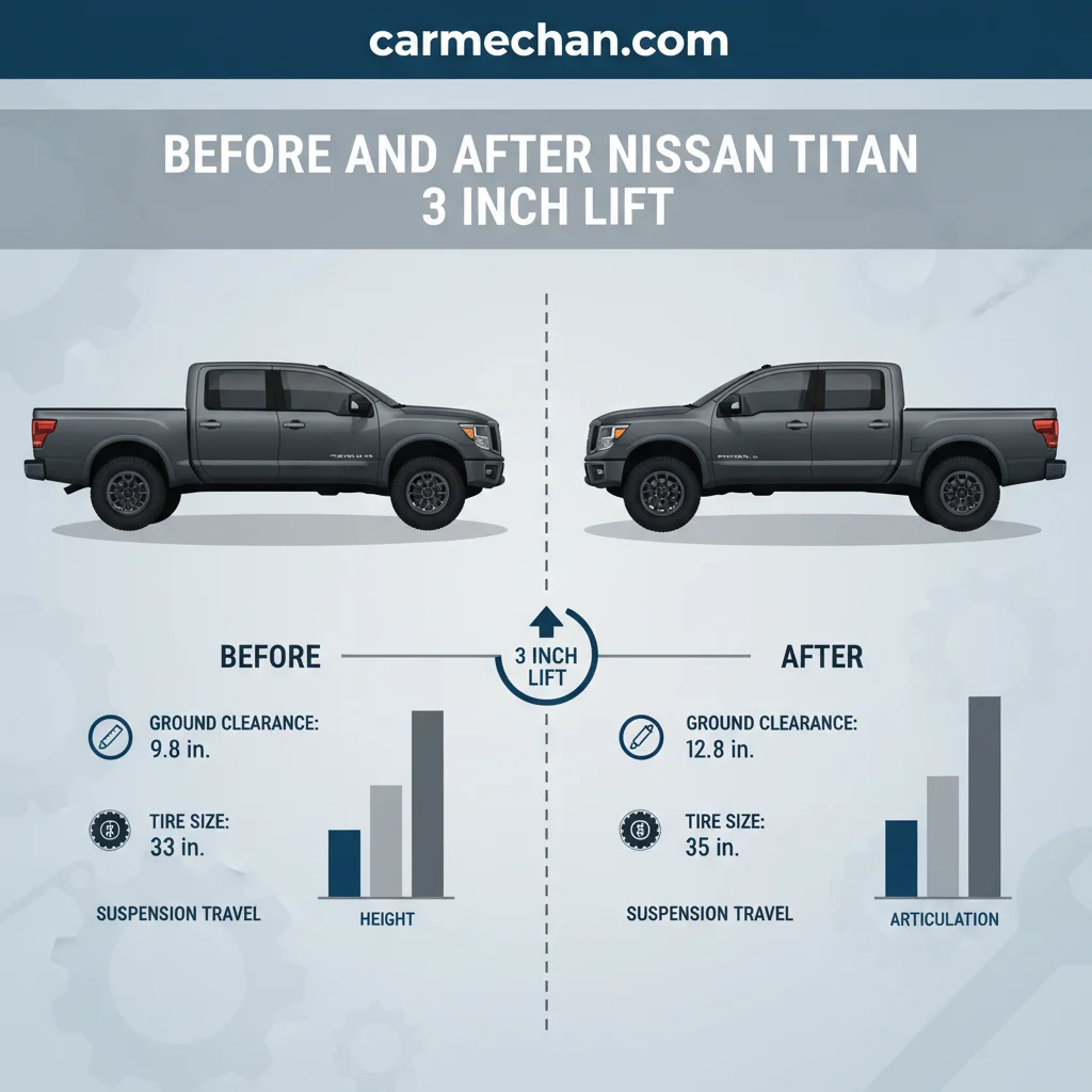 Nissan Titan 3 Inch Lift Before After Real World Results