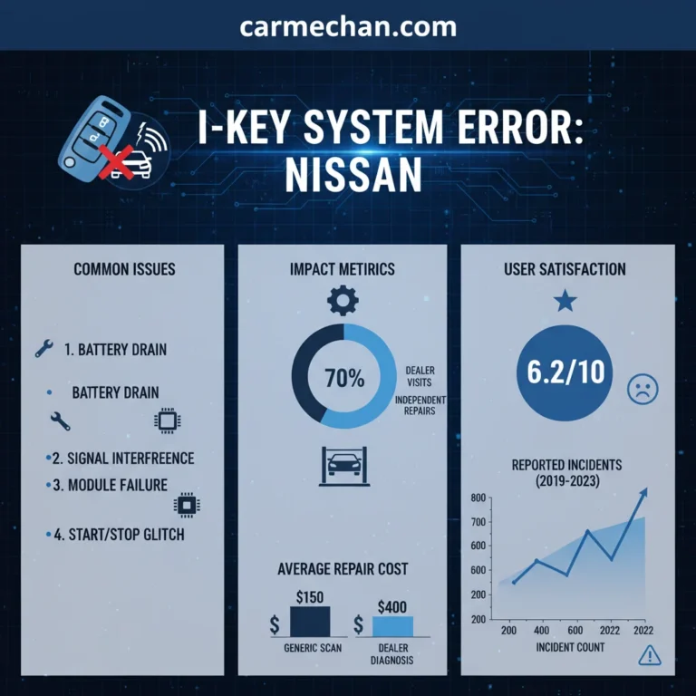 Nissan I-Key System Error Fix: A Real World Case Study 2026