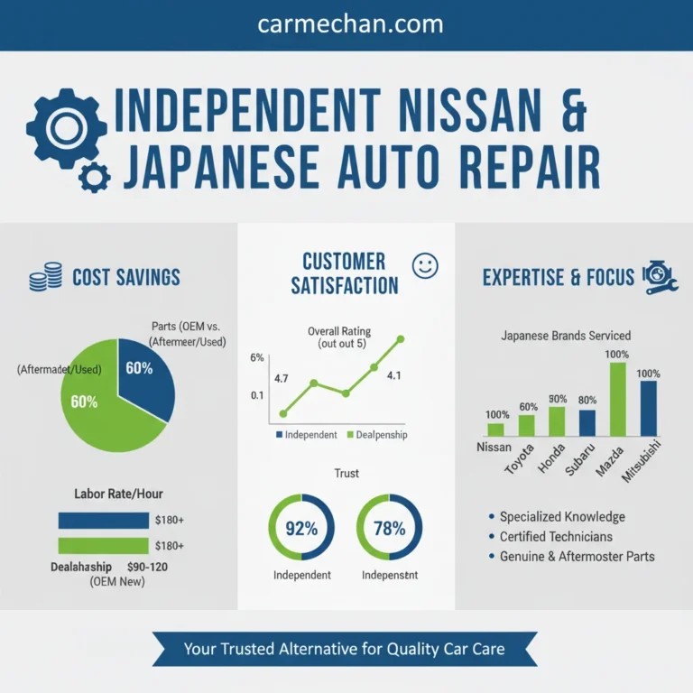Independent Nissan Japanese Auto Repair Case Study Success