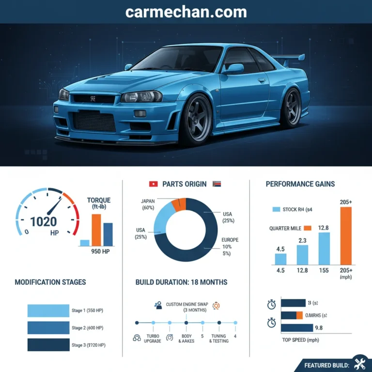 Modified Custom Nissan Skyline R34: Our Real Build Journey 2026