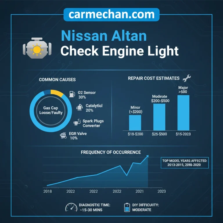 Nissan Altima Check Engine Light: Real Repair Case Study 2026